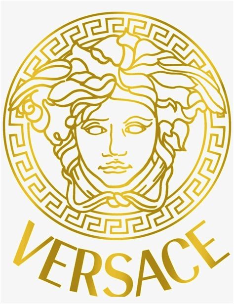 versace face logo|versace outline logo.